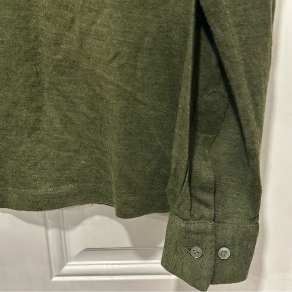 Gruber’s Vintage 1960’s 3- Button Placket Sweater, Size large, Green, Preppy - Picture 2 of 7